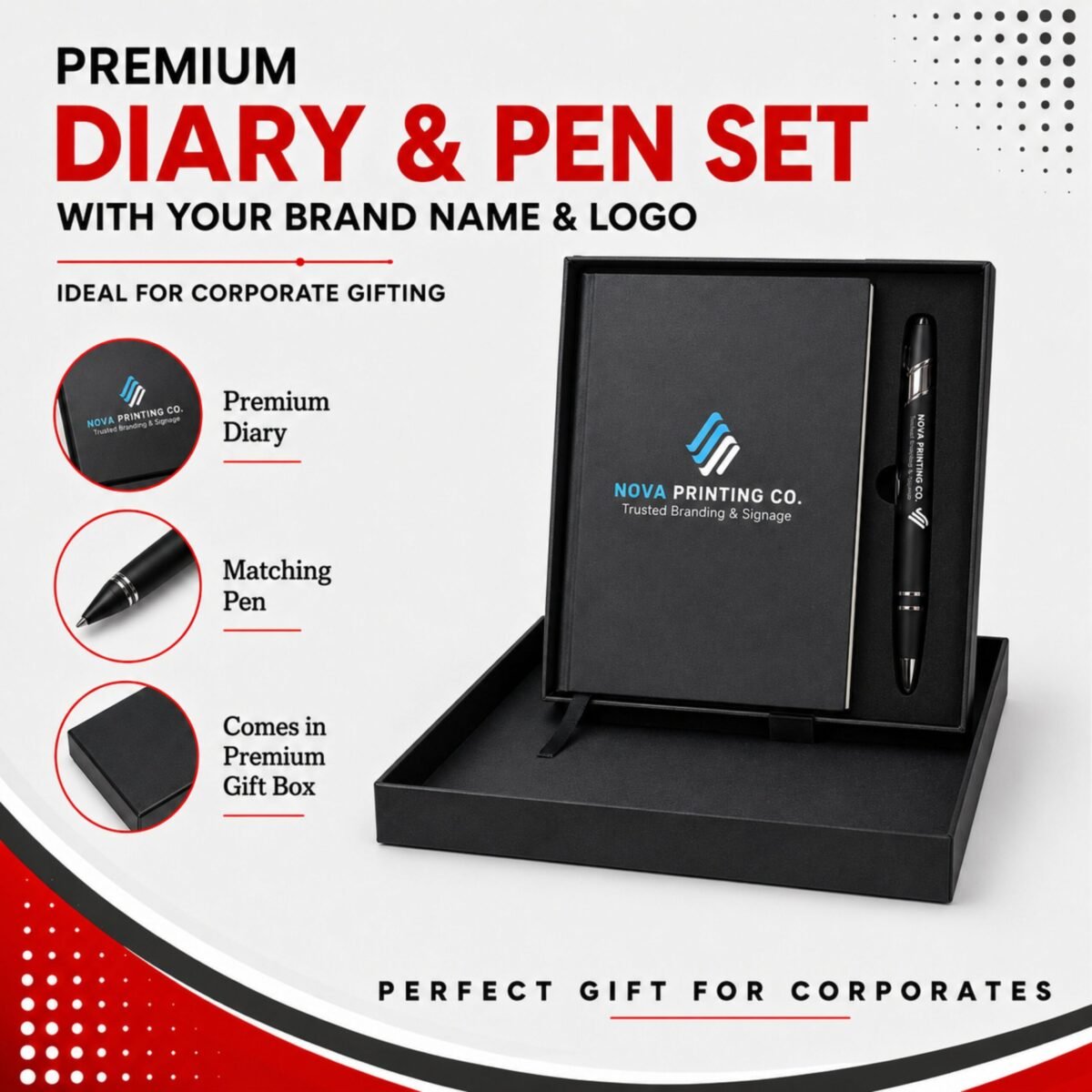 Premium Diary & Pen Set | Best for Corporate Gifting