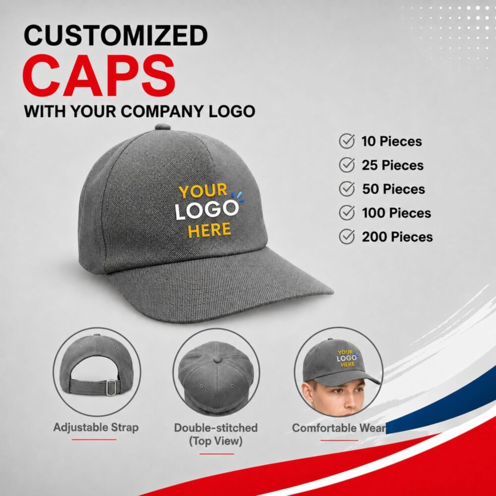 Customized Caps | Customized With Your Company Logo